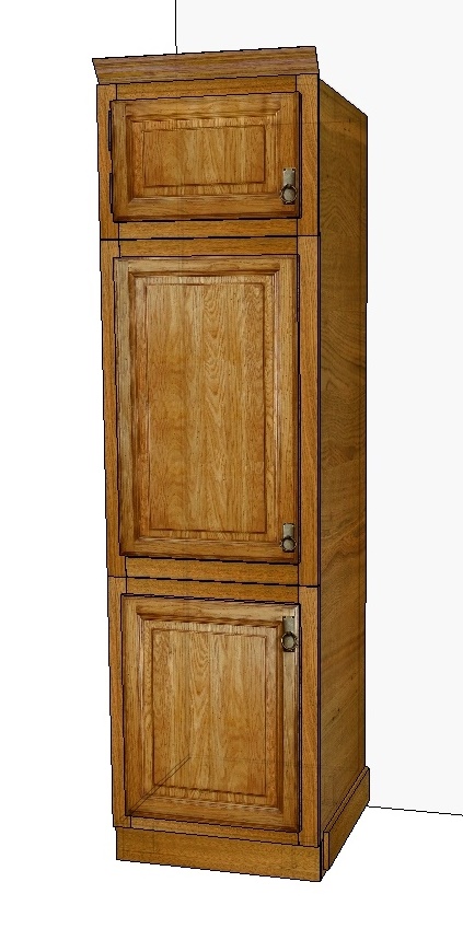 Шкаф кухонный Марсель-Н 1860 В, 1860 В-01 №0