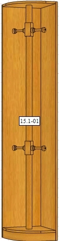 Шкаф Вилия 15.1 (15.1Г) ВМ 2235 №1